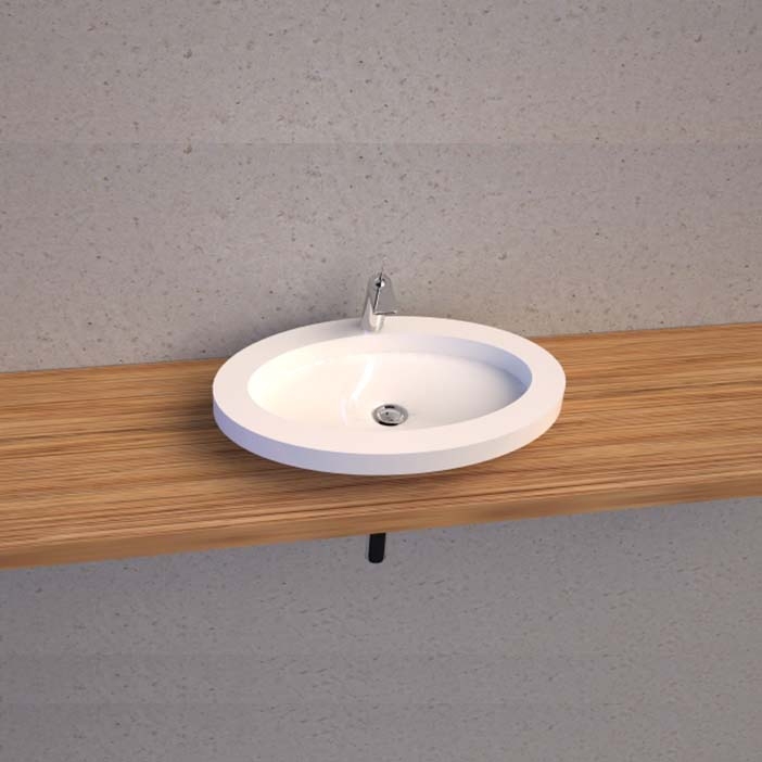 Каменная раковина Vispool модель Oval / Ванны, биде, поддоны, душевые  стойки, мебель для ванн,натуральный камень | Luxlife Минск